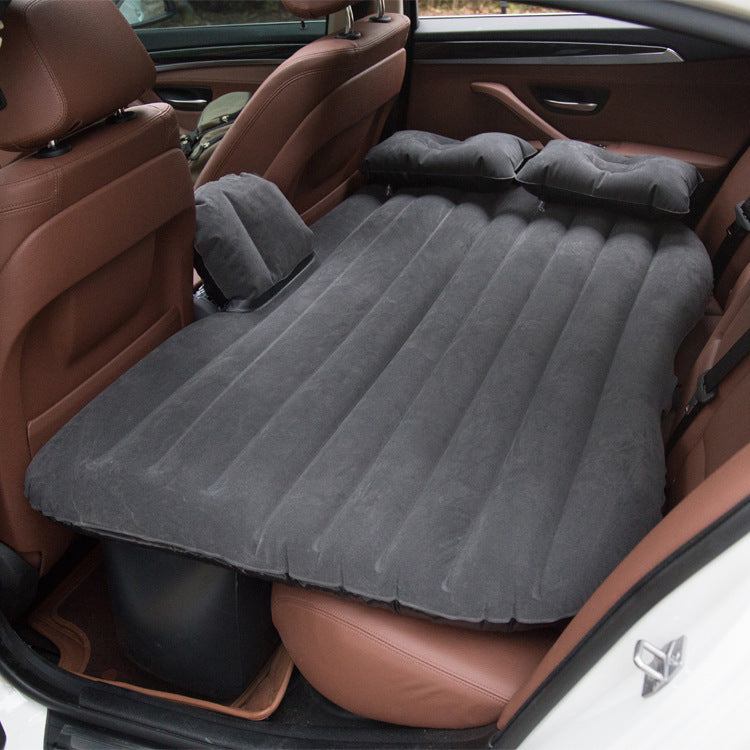 Minicamper Luftmatratze Auto Matratze Luftbett Reisebett aufblasbar grau beige - clever-outdoor.de
