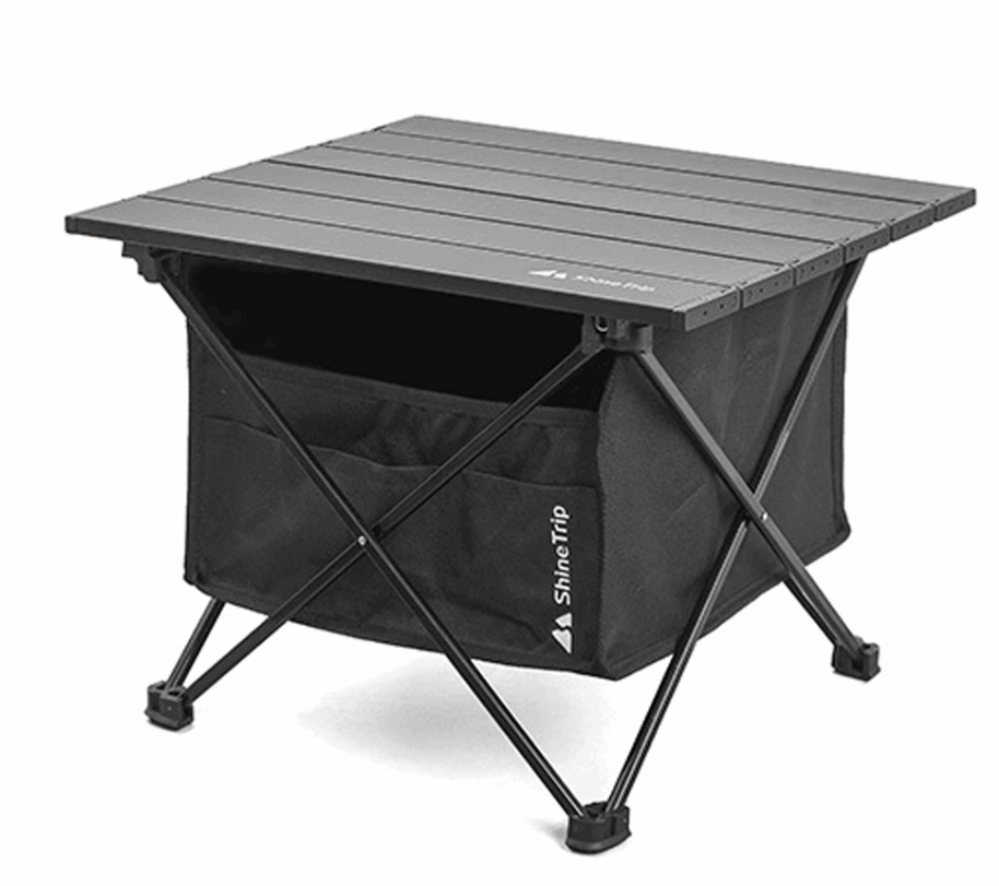 Outdoor Klappbarer Picknicktisch mit Sitztasche Camping Schreibtisch w –