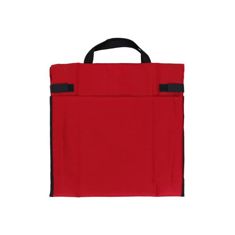 Tragbarer Camping-Reise-Klappstuhl mit Rückenlehne königsblau rot schwarz - clever-outdoor.de