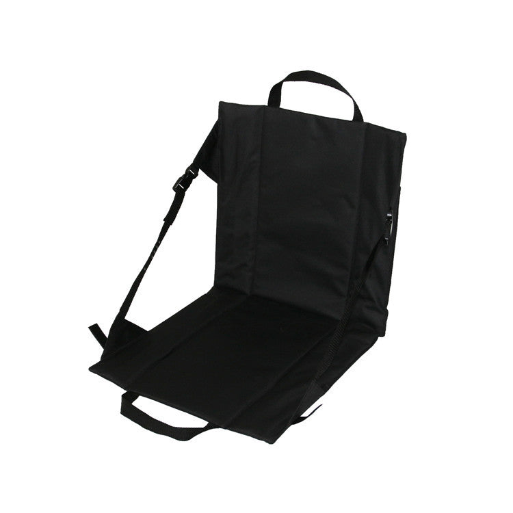 Tragbarer Camping-Reise-Klappstuhl mit Rückenlehne königsblau rot schwarz - clever-outdoor.de