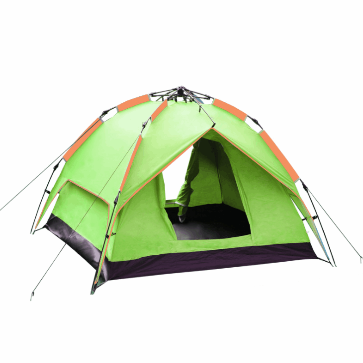 Campingzelt Pop-Up Zelt 3-4 Personen Kuppelzelt doppelwandig wasserdicht UV-Schutz
