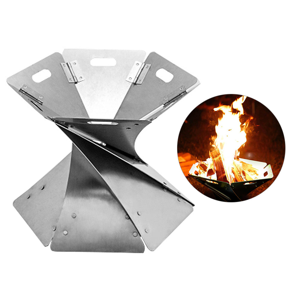 feuerschale camping Outdoor Feuerstelle Feuerschale faltbar rund tragbar – clever-outdoor.de