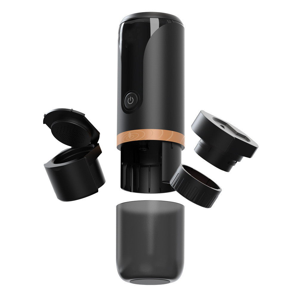 Tragbare Espressomaschine mit langlebiger Batterie und energiesparendem Design - clever-outdoor.de