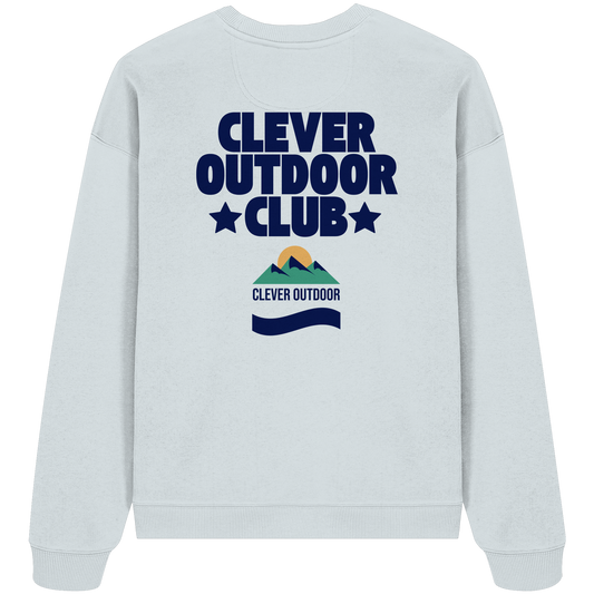 Clever Outdoor Official Club Backprint - Organic Oversize Sweatshirt - clever-outdoor.de