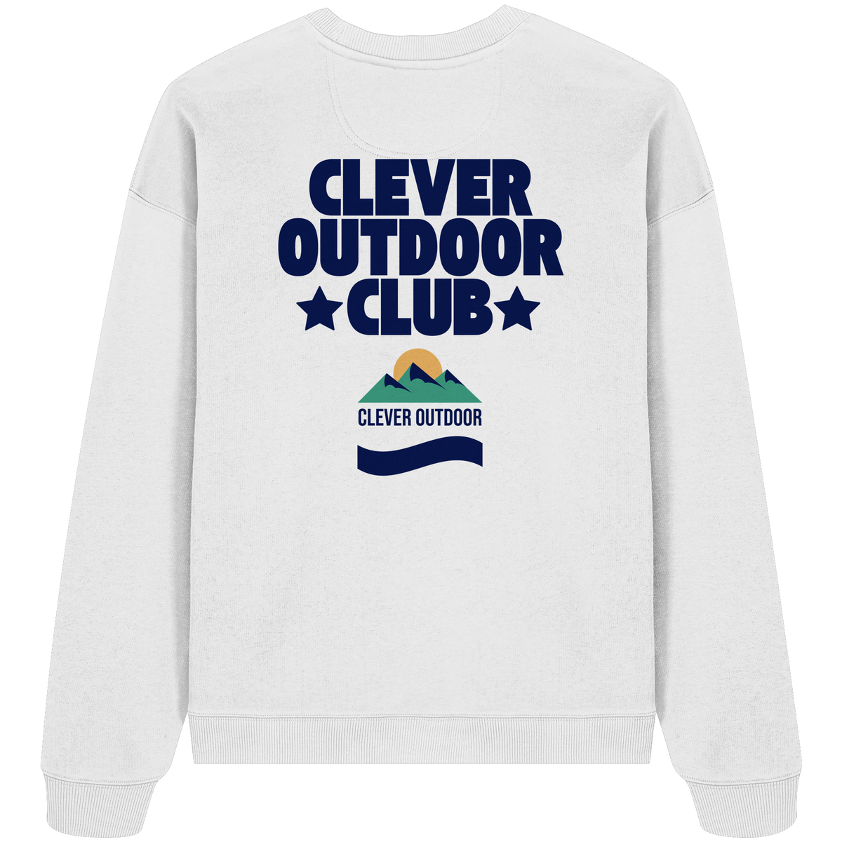 Clever Outdoor Official Club Backprint - Organic Oversize Sweatshirt