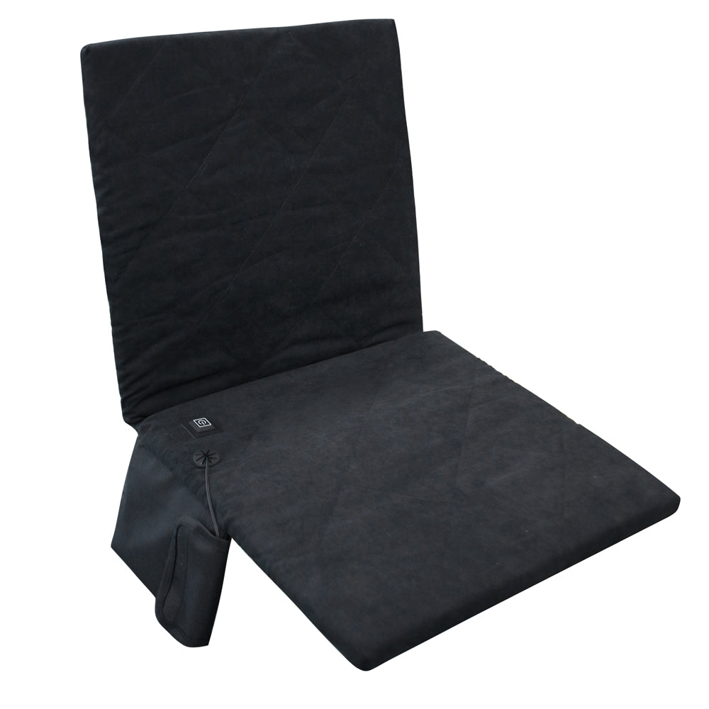 Beheizbares Sitzkissen Wärmekissen beheizt regelbar schwarz grau beige - clever-outdoor.de