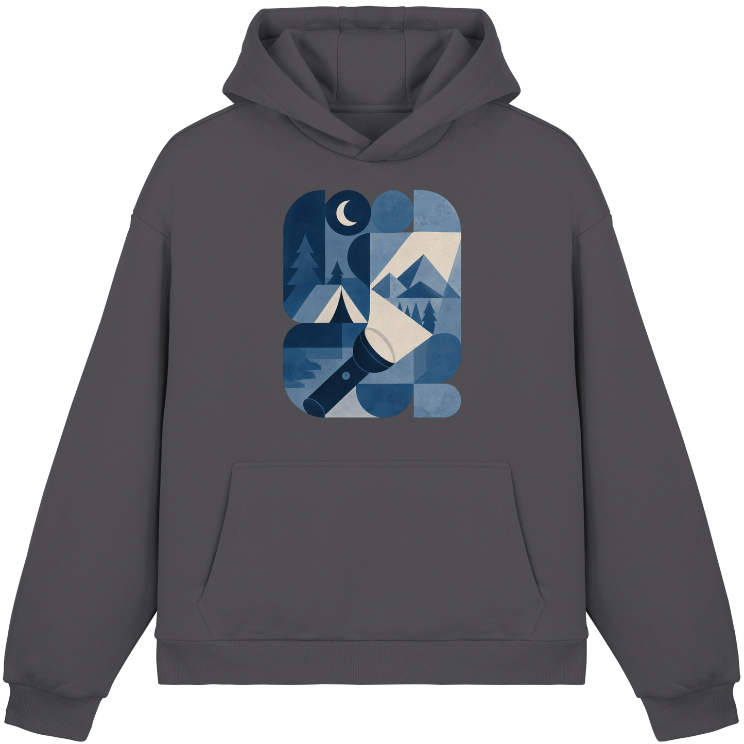 Clever Outdoor Blue System - Fluffy Boxcut Hoodie