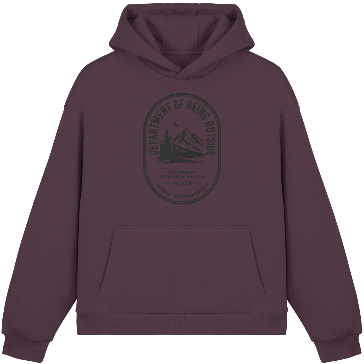 Clever Outdoor Being Outside - Fluffy Boxcut Hoodie - clever-outdoor.de