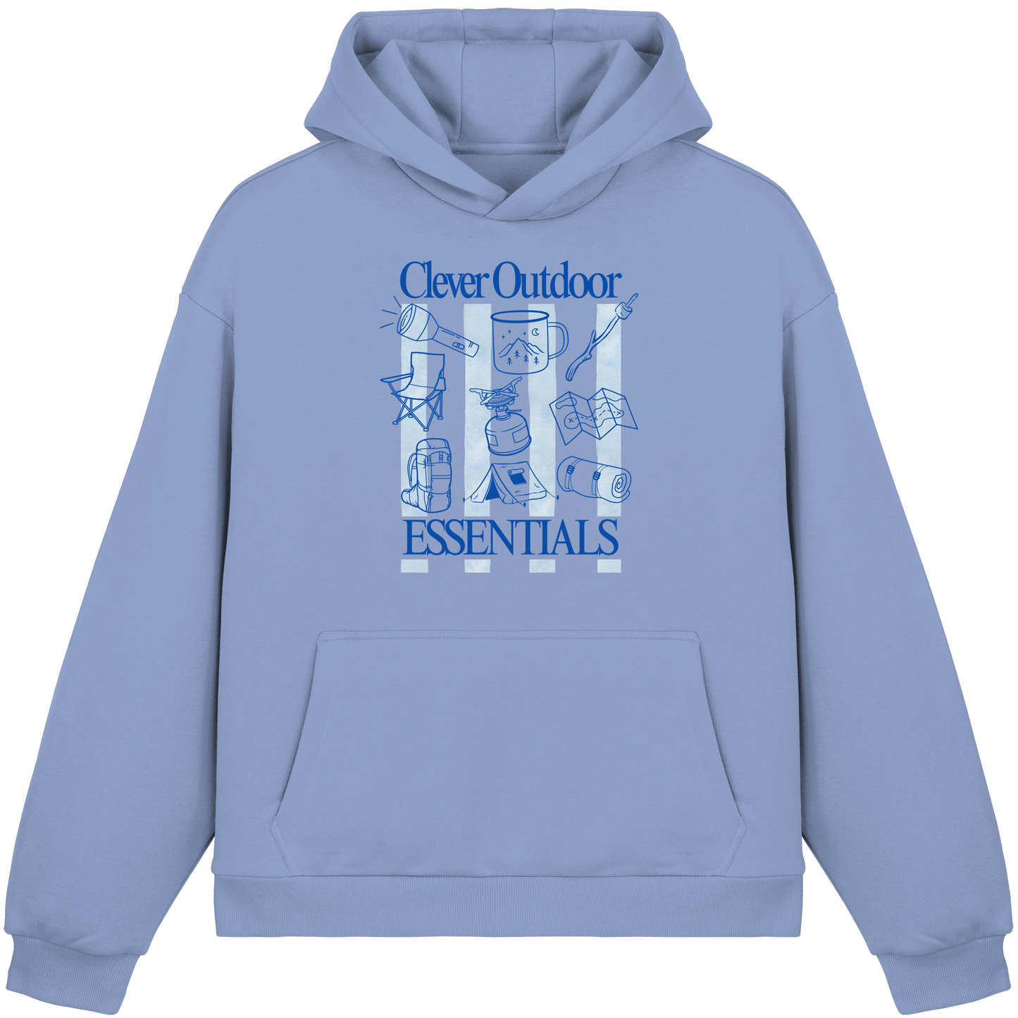 Clever Outdoor Essentials - Fluffy Boxcut Hoodie