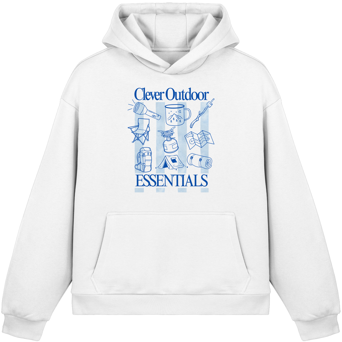 Clever Outdoor Essentials - Fluffy Boxcut Hoodie - clever-outdoor.de