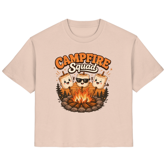 Clever Outdoor Campfire Squad - Ladies Organic Shirt - clever-outdoor.de
