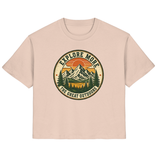 Clever Outdoor Explore More The Great Outdoors - Ladies Organic Shirt - clever-outdoor.de