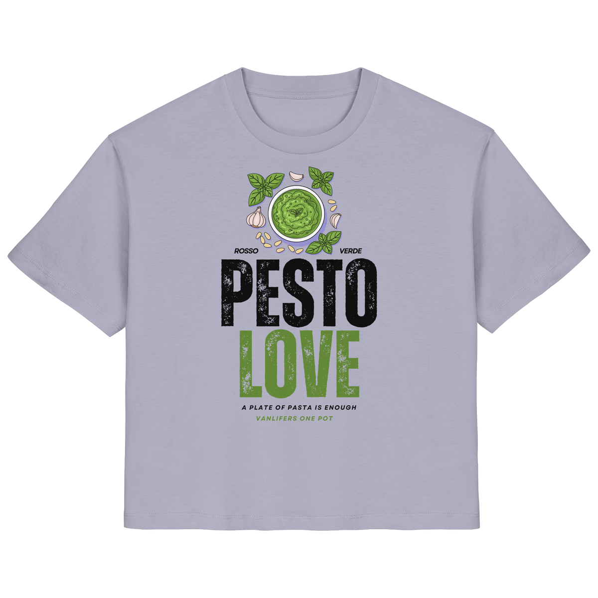 Clever Outdoor Pesto Love - Ladies Organic Shirt - clever-outdoor.de
