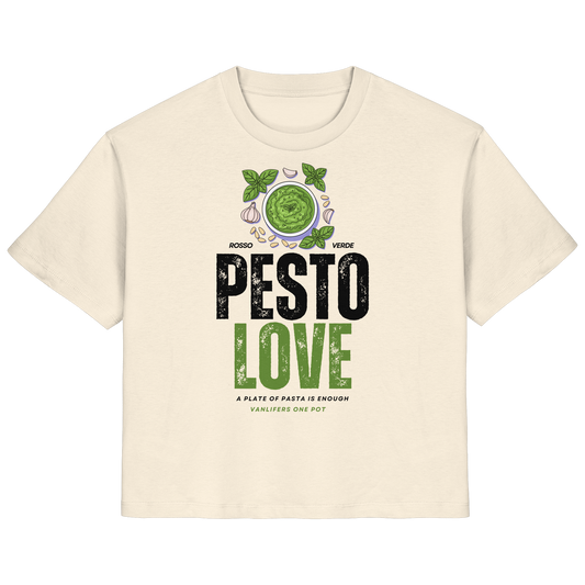 Clever Outdoor Pesto Love - Ladies Organic Shirt - clever-outdoor.de