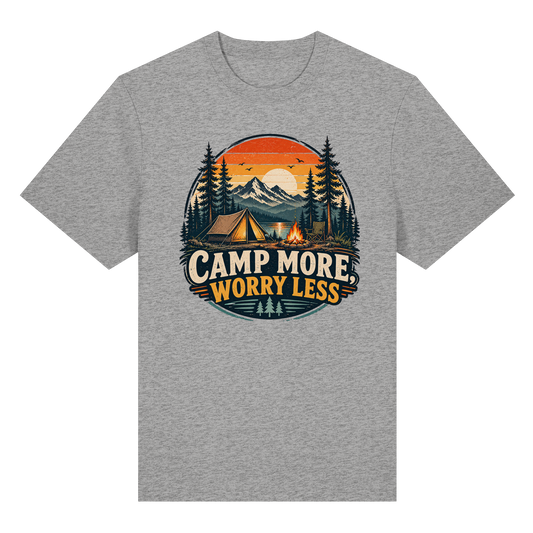 Clever Outdoor Camp More Worry Less - Organic Heavy Shirt - clever-outdoor.de