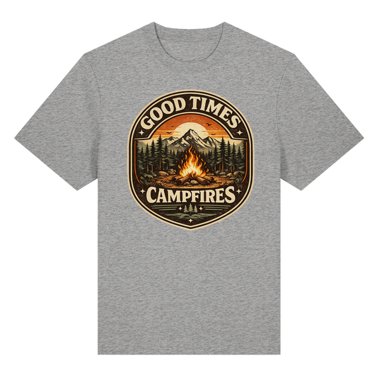 Clever Outdoor Good Times Campfires - Organic Heavy Shirt - clever-outdoor.de