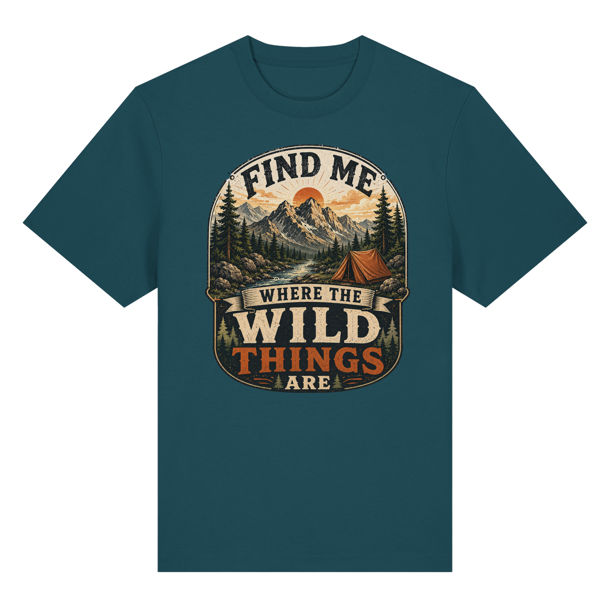 Clever Outdoor Find Me Where The Wild Things Are - Organic Heavy Shirt - clever-outdoor.de