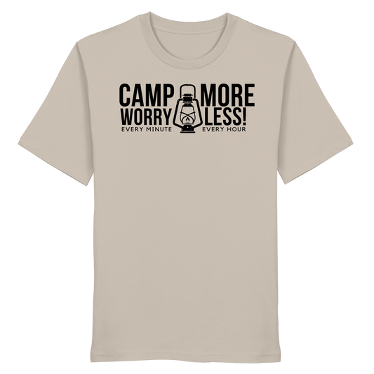 Clever Outdoor Camp More Worry Less - Organic Shirt - clever-outdoor.de