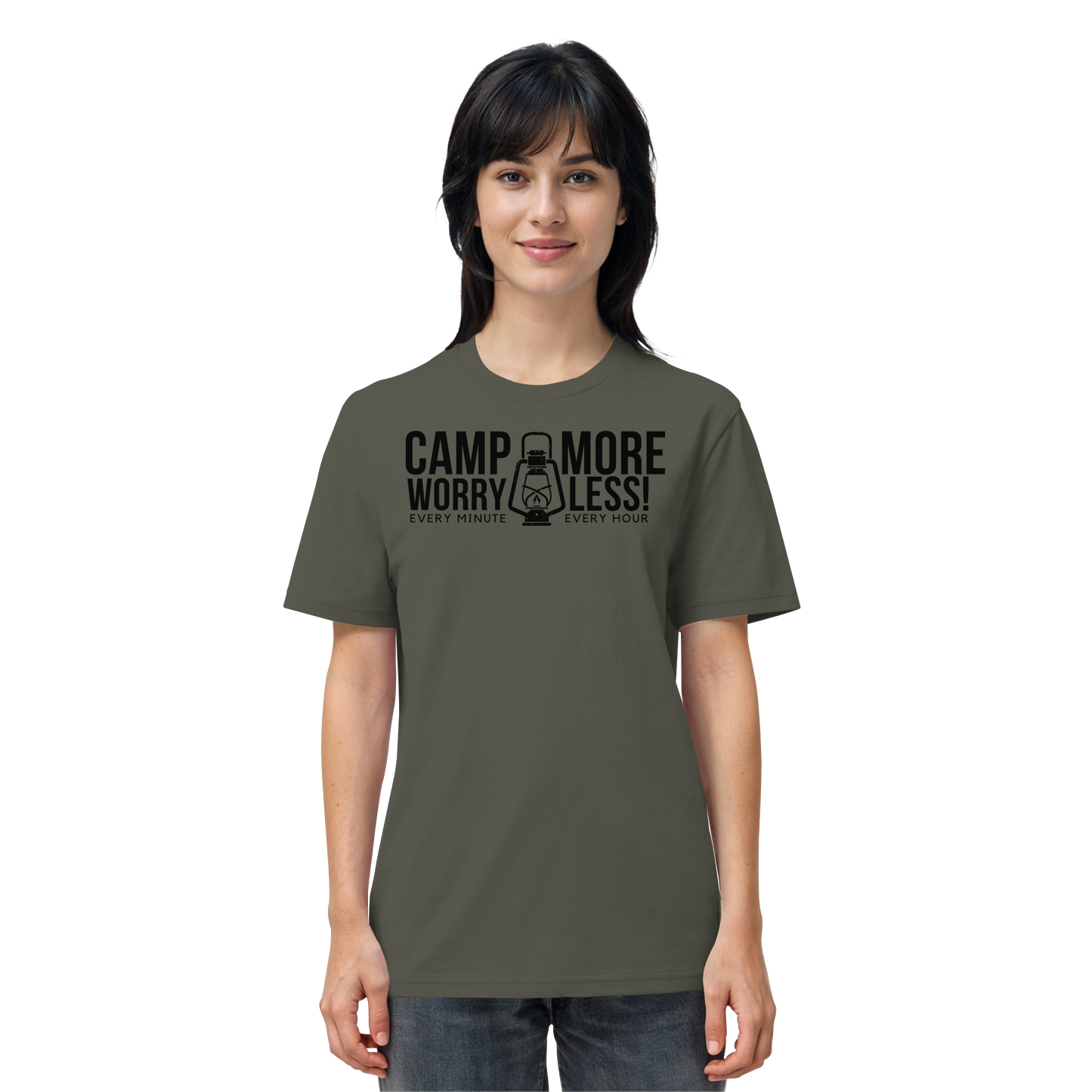Clever Outdoor Camp More Worry Less - Organic Shirt