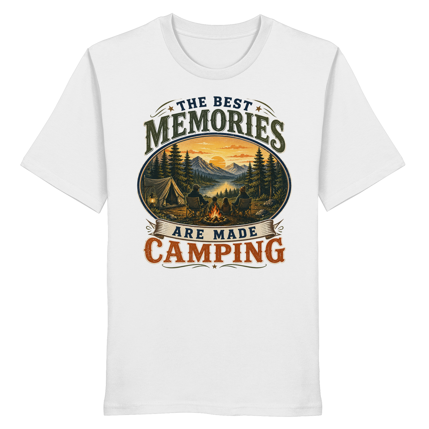 Clever Outdoor The Best Memories Are Made Camping - Organic Shirt