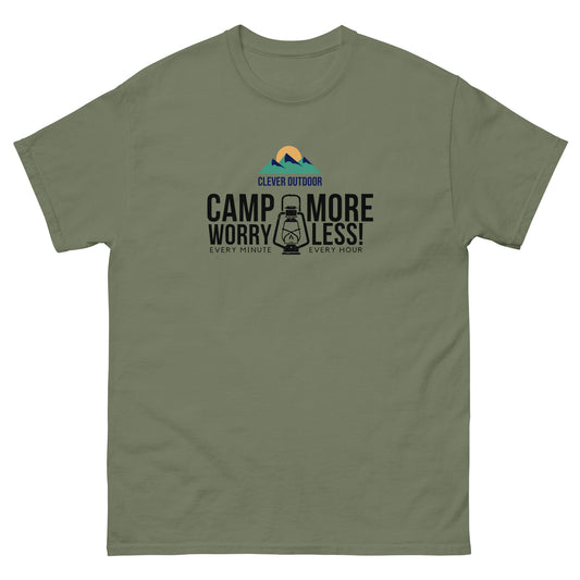 Clever Outdoor Camp More Worry Less T-Shirt - clever-outdoor.de