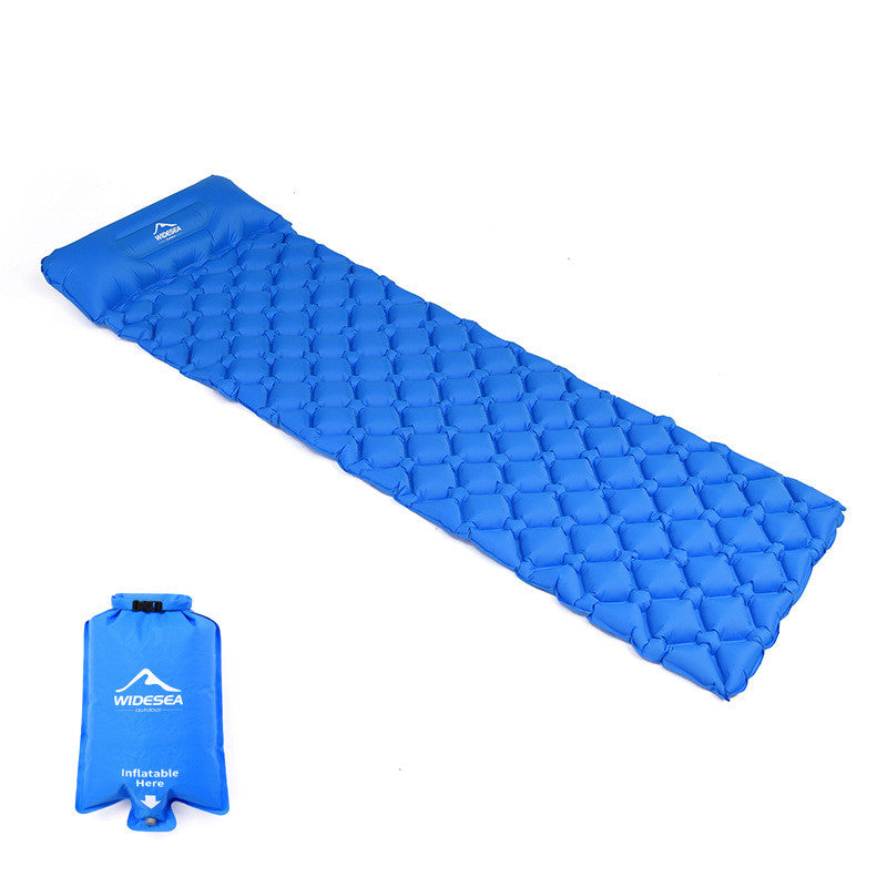 Outdoor Camping Isomatte Luftmatratze schnell aufblasbar blau grün dunkelblau orange