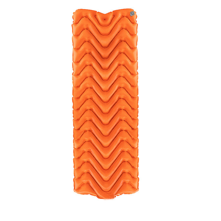 Camping Outdoor Isoliermatte Isomatte Luftmatratze ultradünn leicht aufblasbar grün orange clever-outdoor