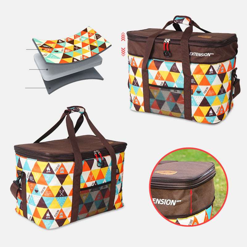 Camping Picknick Tasche bunt 50-60 Liter