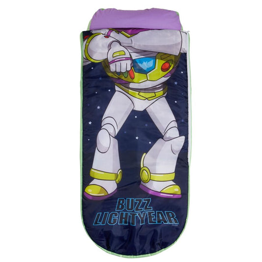 Toy Story Buzz Lightyear Kinder-Schlafsack und Luftbett mit Tragetasche und Pumpe