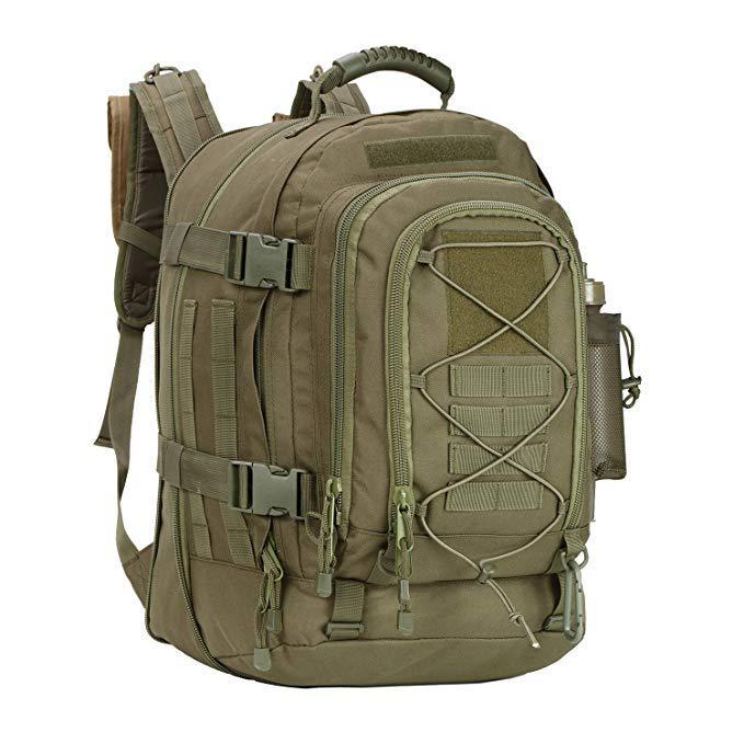 militär wanderrucksack Erweiterbarer Militär-Rucksack 40-64 Liter schwarz grün camouflage bei – clever-outdoor.de
