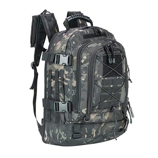 Erweiterbarer Militär-Rucksack 40-64 Liter schwarz grün camouflage beige