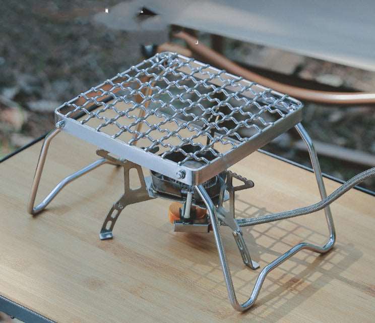 Outdoor Picnic With Folding Barbecue Grill clever-outdoor