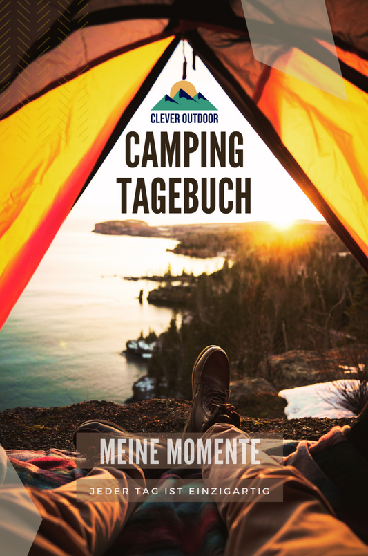 Clever Outdoor Camping Tagebuch Meine Momente: Jeder Tag ist einzigartig