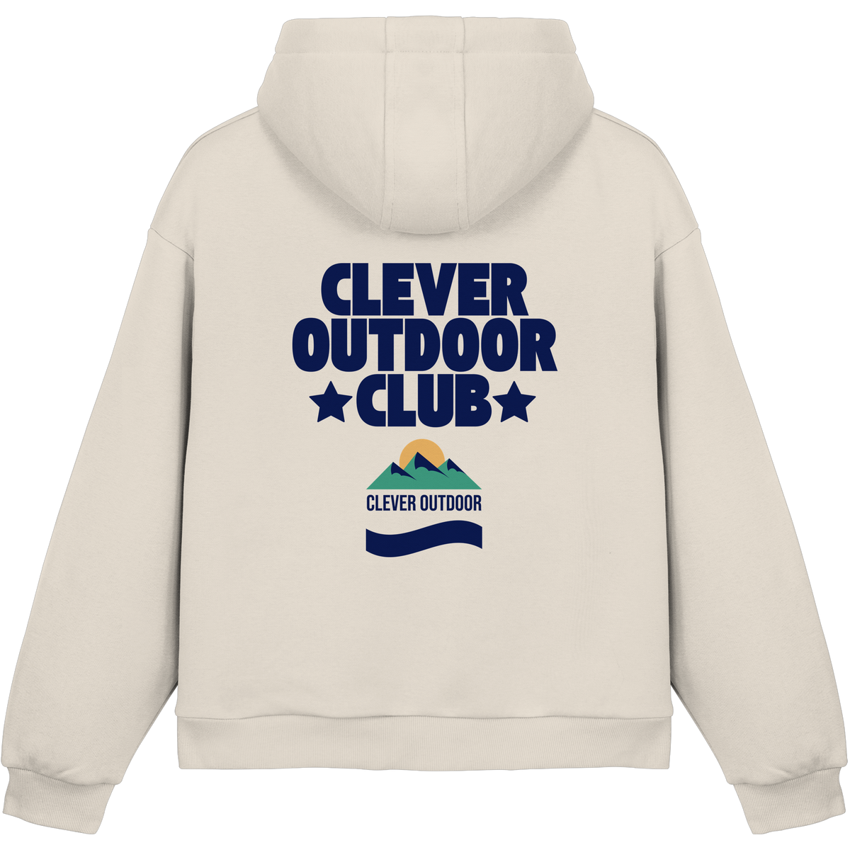 Clever Outdoor Official Club Backprint - Fluffy Boxcut Hoodie