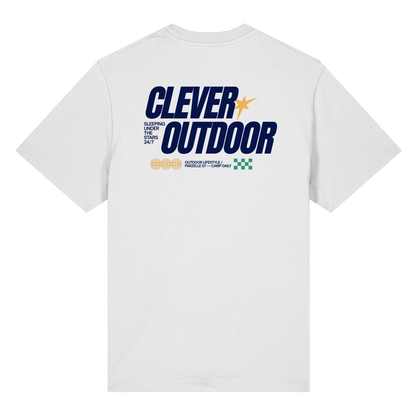 Clever Outdoor Lifestyle Organic Heavy Shirt – Camping & Outdoor T-Shirt, Rückansicht