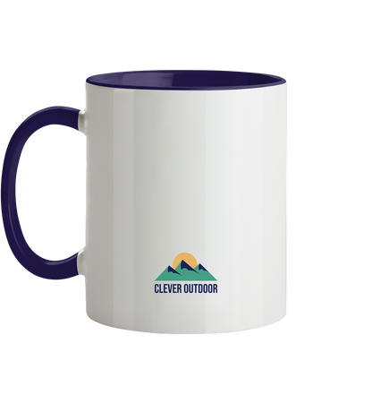 Clever Outdoor The Best Memories Are Made Camping - Tasse zweifarbig