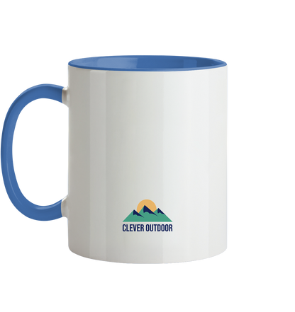 Clever Outdoor The Best Memories Are Made Camping - Tasse zweifarbig