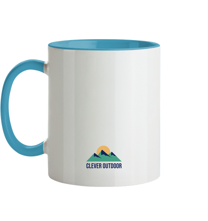 Clever Outdoor Campfire Squad - Tasse zweifarbig