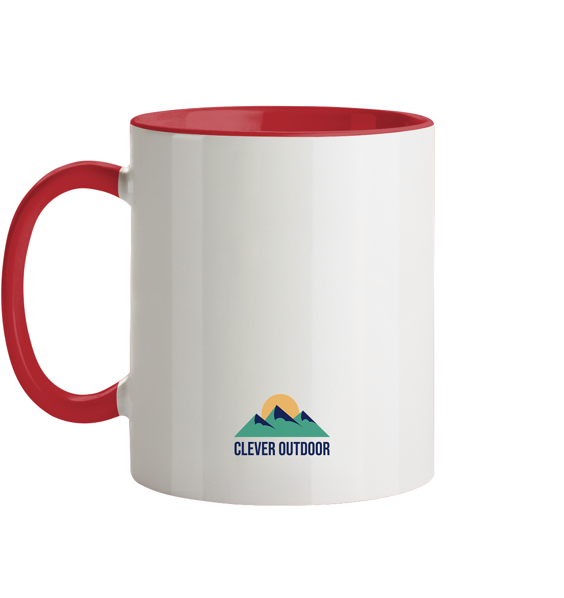 Clever Outdoor Camp More Worry Less  - Tasse zweifarbig