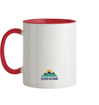 Clever Outdoor Camp More Worry Less  - Tasse zweifarbig