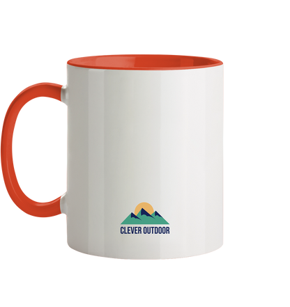 Clever Outdoor Good Things Come To Those Who Camp - Tasse zweifarbig