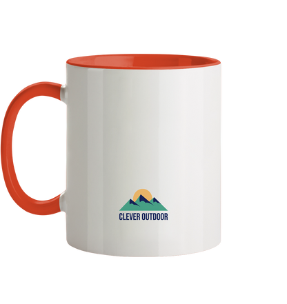 Clever Outdoor Happy Camper - Tasse zweifarbig