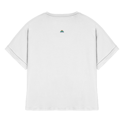 Clever Outdoor Pesto Verde - Womens Organic Rolled Sleeves T-Shirt