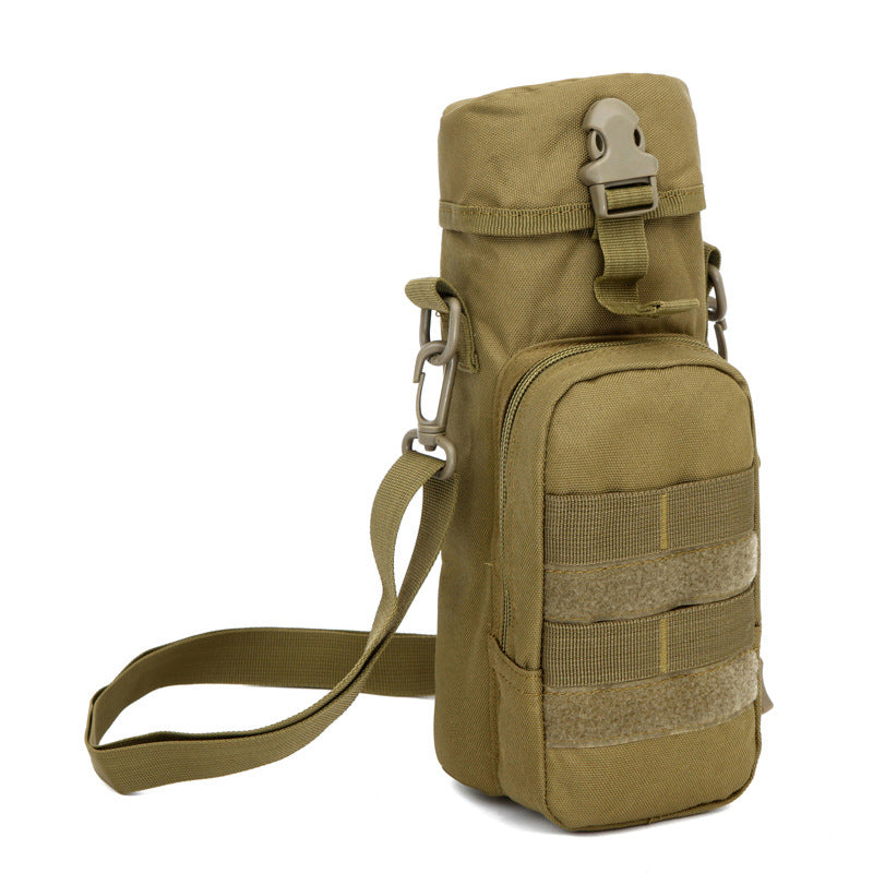 Outdoor Trinkflaschenhalter schwarz Wasserflaschenbehälter Nylon schwarz khaki