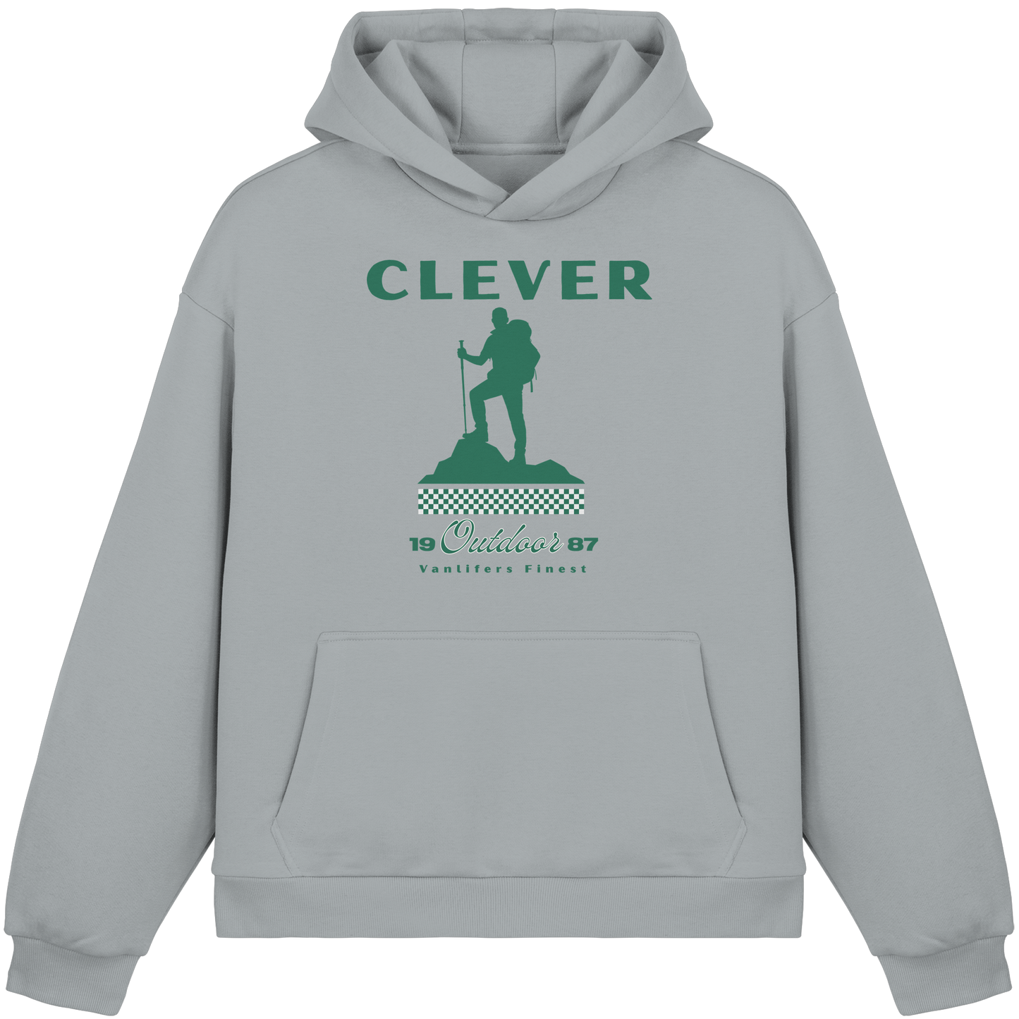Clever Outdoor Vanlifers Finest - Fluffy Boxcut Hoodie