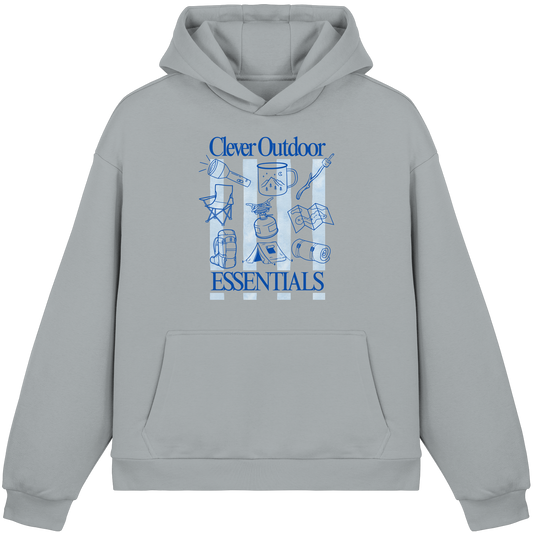 Clever Outdoor Essentials  - Fluffy Boxcut Hoodie - clever-outdoor.de