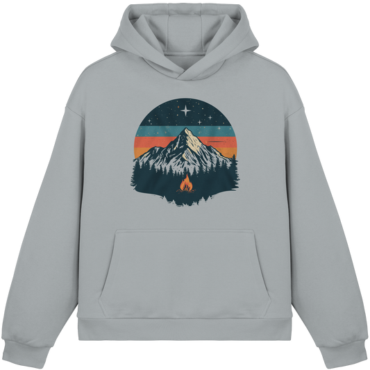 Clever Outdoor Direct Mountain - Fluffy Boxcut Hoodie - clever-outdoor.de