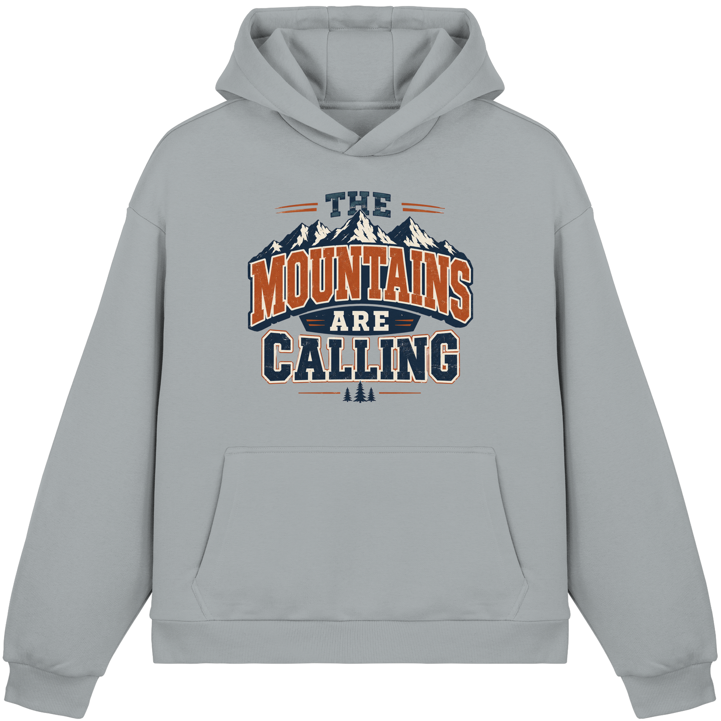 Clever Outdoor The Mountains Are Calling - Fluffy Boxcut Hoodie