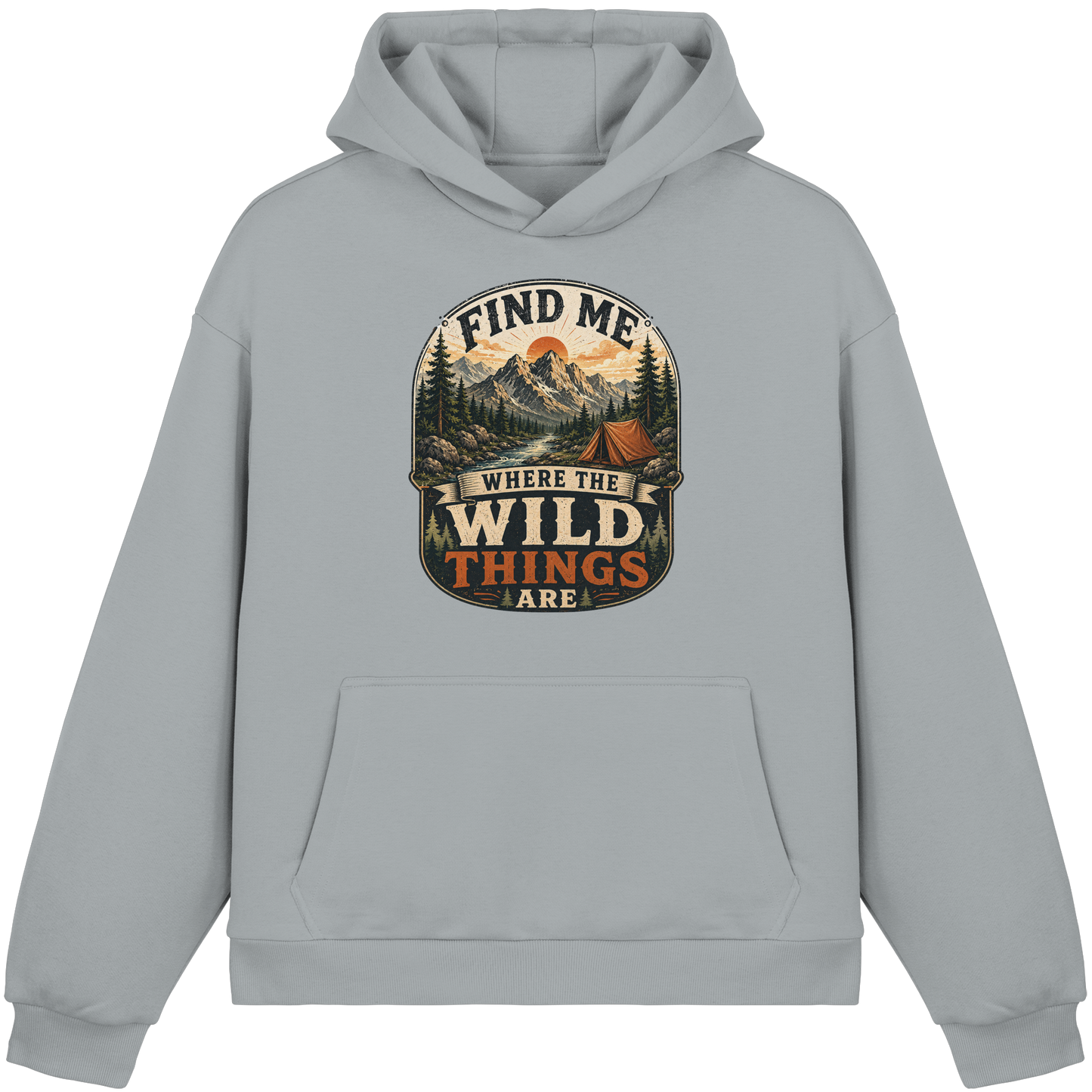 Clever Outdoor Find Me Where The Wild Things Are  - Fluffy Boxcut Hoodie
