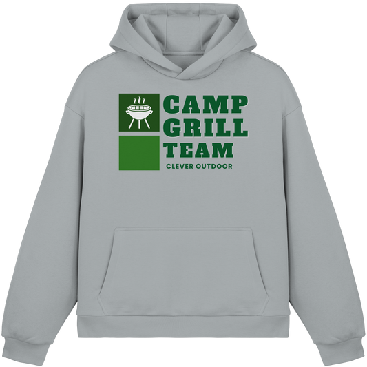 Clever Outdoor Camp Grill Team  - Fluffy Boxcut Hoodie - clever-outdoor.de